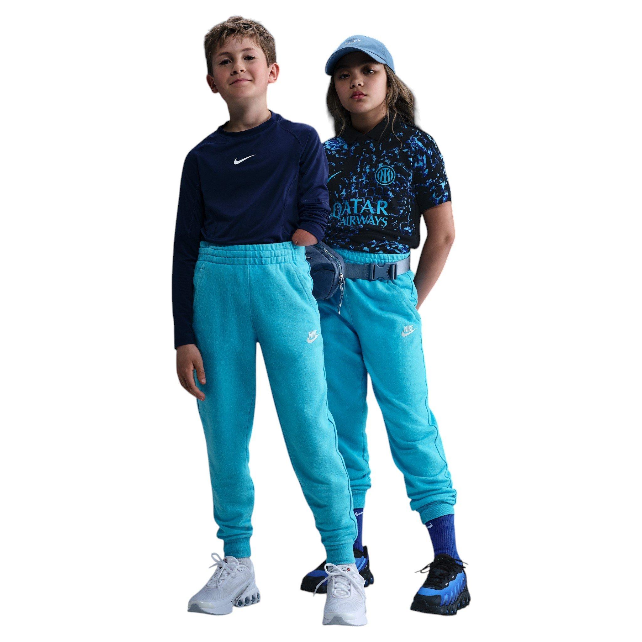 Nike Big Kids' Sportswear Club Fleece French Terry Joggers - Blue - BLUE